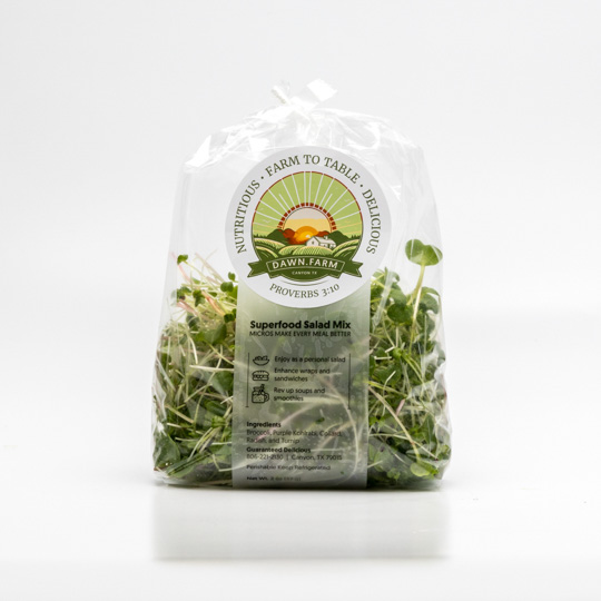 Dawn Farm Superfood Salad Mix of Microgreens